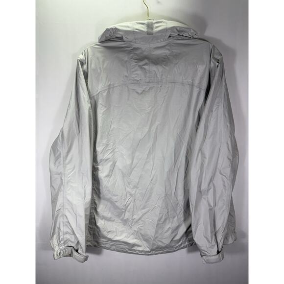 LL Bean Green Hooded Rain Jacket Windbreaker. Womens XL - Picture 9 of 9